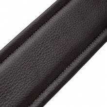 Levy's Leathers - Correa de piel para guitarra de.6 de ancho con acolchado de espuma y respaldo para prendas; color negro (M26PD-BLK) - marron oscuro - Ver 9