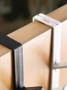 3 piezas Estante colgante para puerta de dormitorio, perchero, organizador y almacenamiento de plástico para el hogar, ganchos para bolsos, ganchos para puerta, perchero de pared sin taladro, ganchos colgantes para ropa, soporte de pared, ganchos adhesivos resistentes, perchas, estante de pared, organizador de sombreros, decoración del hogar y el baño, almacenamiento del baño