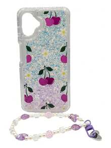 Funda Para Samsung Galaxy A07 Protector De 3 Piezas Mujer 360° + Mica - CEREZAS - Ver 2