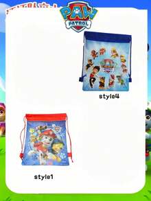 Paw Patrol 1pc Non-Woven Drawstring Backpack For Dog Patrol Party, The Best Holiday Gift For Good Friends, Party Atmosphere Decoration, Perfect Party Decoration, Home Decoration Ornaments, Perfect Room Decoration, Christmas Gifts, Valentine's Day, Ideal Friend Gifts Suitable For Birthday Celebrations, Commemorative Items Women's Souvenir,Cute Aesthetic, Valentine Day, Gifts, Decorations, Home Decor,Valentines Gifts