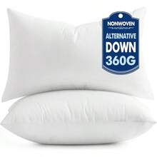 MIULEE - Juego de 2 rellenos de almohada de 24 x 24 pulgadas, relleno% virgen no tela para sofá, sala de estar - 20 x 20 pulgadas (paquete de 2) - Ver 10