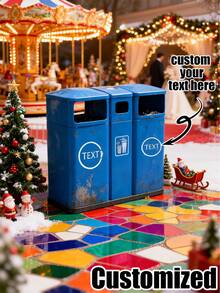 Customized House Number Address Label Stickers, Also Suitable For Trash Cans, Doors, Fashionable, Cute, Colorful, Customizable, Personalized, Unique, Ideal Gift For Friends, Sons, Daughters, Office Workers, S, Homes, Offices. Multi-Functional, Decorative, Reusable, Exquisite, Fashionable, High-Quality, Colorful, Modern, Customized - Multicolor - View 2