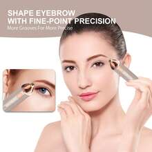 Epilator Conduroma, aparat de tuns sprâncene și față, aparat de ras electric 3 în 1 pentru femei, aparat de îndepărtare a părului facial reîncărcabil și aparat de ras sprâncene, lumină LED încorporată.