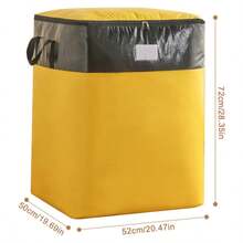 Large Capacity Moving Packing Bags Luggage Clothes Waterproof Quilt Storage Bag - Yellow - View 2