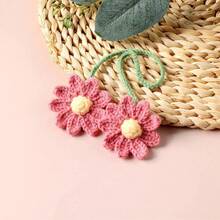 Easypie Selection 1pc Woven Flower Design Car Hanging Ornament