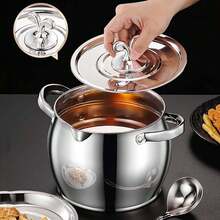 1,5L/2L/3,5L Edelstahl Ölfiltertopf, Haushalts-Kochölsieb, Küchen-Öltopf, Schmalzsieb, Ölflaschen-Aufbewahrungsbehälter