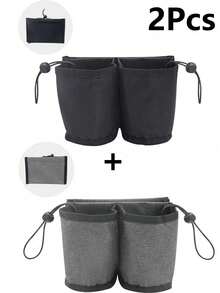 行李箱手柄收纳袋饮料袋杯架适用于行李箱水瓶保护套简约水杯收纳袋送给朋友的礼物适合滚轮行李箱手柄附件支架适用于所有行李箱手柄水瓶袋户外旅行配件旅行必需品暑假返校