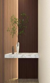 Art3d Slat Wood Wall Paneling For Interior And Ceiling Decoration - 4 Samples Pack, 6 X 57in - ColorL - 查看 9