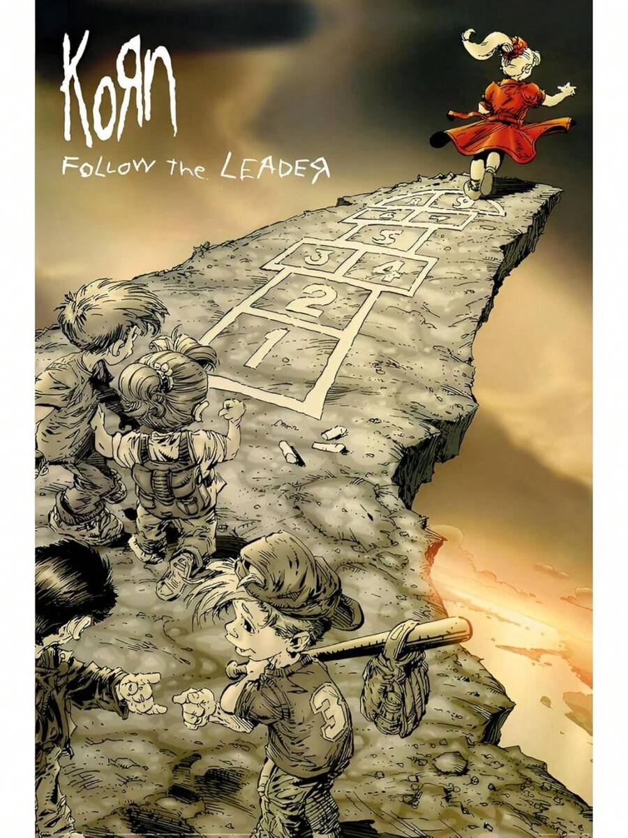 BUY ART LESS Korn Officially Licensed Follow Leader Art Poster, 24 X 36 Inches, Decorative Print, Poster Paper, Ready To Frame - Nhiều màu - Xem 1