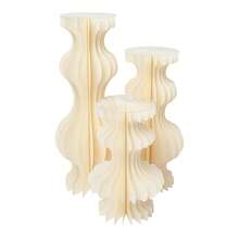 SimbkIuils 3PCS Cylinder Pedestal Stands For Party, Foldable Display Paper Round Cylinder Columns, Cardboard Display Paper Columns For Wedding, Birthday, Party, Backdrop, Christmas - Rượu sâm banh - Xem 11