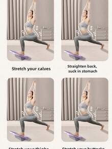 1pc Adjustable Foldable Leg Stretcher Board, Suitable For Yoga, Pilates, Gym And Home Workout, 9 Levels - Multicolor - View 4