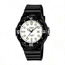 Ladies'/Men's Quartz Watch Made Of Rubber Suitable For Daily Wear, Macron Color Series LRW-200H-4E3 - White Black - View 1