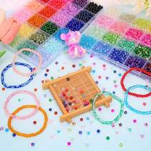 100 piezas/200 piezas Cuentas redondas de resina de unicolor AB de 8 mm en colores mixtos, accesorios de joyería hechos a mano DIY para pulseras, collares, aretes, jarrones, relleno de botellas de deseos