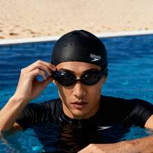 Speedo Hydropure Optical Swimming Goggles For Men And Women, Suitable For Competitions And Training, Waterproof, Anti-Fog, Black, Comfortable Swimming Goggles. - Black/smoky Gray - View 2