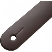 Levy's Leathers - Correa de piel para guitarra de.6 de ancho con acolchado de espuma y respaldo para prendas; color negro (M26PD-BLK) - marron oscuro - Ver 11
