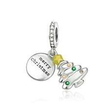 1pc Christmas Element Charm Silver Plated FIT Bracelet, Necklace, DIY Jewelry Gift Boutique Store