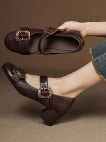 Tacones de aguja con punta afilada, con lazo de cristales brillantes, de tacón alto y suela deslizante, para mujer