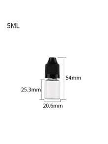 10pcs Slim Dropper Bottles, Capacity 5ml/10ml/20ml/30ml/50ml, Pet Friendly, Squeeze Type Dropper Cap, Essential For Back To School And Travel, Portable & Lightweight - Travel Accessories - 彩色 - 查看 7