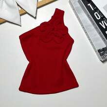 Flower Blouse For Girls, Blogger, Mini Diva Summer - Rojo - Ver 3