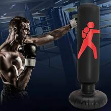 Boxing Punching Bag, Muay Thai Inflatable Punching Bag, Training Stress Relief Exercise Boxing Rack, Fitness Equipment - Multicolor - View 1