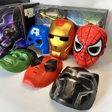 6pcs Marvel Superhero Masks Set - Spider-Man, Hulk, Iron Man, Ideal Birthday Gift For Friends, Boyfriend, Couples, Adults, Boys, Girls