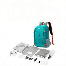 Mochila plegable portátil, bolsa de montañismo plegable, ultraligera, para actividades al aire libre, escalada, ciclismo, viaje, senderismo, mochila de día