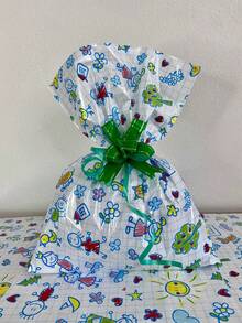50 Metallic Gift Bags 25x35cm For Children - Mi infancia - Ver 3