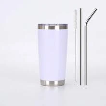 1 Piece Personalized 20 Oz Vacation Mug, Custom Travel Mug, Beach Mug, Stainless Steel Mug, Girls Travel Gift, Laser Engraved Mugs - Multicolor - View 22