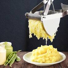 1-Pack Stainless Steel Potato Ricer, Manual Masher Juicer Press For Smooth Mashed Potatoes, Vegetables And Fruits - 1pc - View 3
