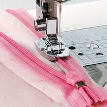 Universal Invisible Zipper Foot - Smooth Zipper Sewing On Domestic Machines, Compatible With Singer Brother Janome Babylock - Presser Foot For Precise Control, Model 7306A(1/2pcs) - Multicolor - View 1