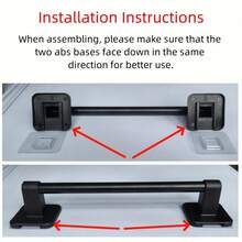 No-Drill Towel Bar Wall Mounted Storage Rack, Bathroom Towel Single Rod Organizer, Toilet Paper Hol - Multicolor - View 6