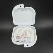 6/4 Adjustable White Braces Are Easy To Install And Clean, Suitable For All Seasons. They Come With Storage Boxes, Perfect For Decorating Teeth During Gatherings. Bracelets Are Parents' Favorite Gifts - Square Box M+N-2 - View 14