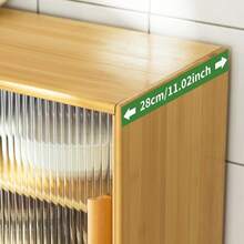 Countertop Storage Cabinet, Kitchen Countertop Condiment Storage Cabinet, Bowl And Plate Organizing And Storage, Kitchen Tableware Storage - 彩色 - 查看 7