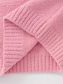 Balabala BalaOne 女童抓绒背心 2025，冬季保暖卡通背心（IP：Nai Pu Pu） - 粉紅色調 - 查看 10