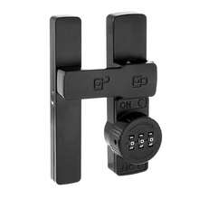 LOVEWE Warehouse Door Lock, A Black 180-Degree Rotating Mechanical Password Lock With A Flip Cover And A Combined 3-Digit Keyless Design. It Is Suitable For Protecting Privacy In Various Scenarios Such As Warehouse Doors, Windows, Gardens, Cabinets, Bathrooms, And Sliding Doors. Product Features Include: High-Quality Clasps, Security And Anti-Theft Measures, And High-Quality Lock Cores. It Is Suitable For Rental Properties And Commercial Establishments.