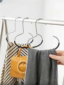 1/3pcs Hat Rack, Belt Rack, Wardrobe Organizer Rack, Suitable For Belts, Ties, Scarves, Camisoles, Hats, Bras, Shoes, Handbags, Formal Pants, Jeans, Boots, Skirts, Bedroom Storage Rack, Multi-Functional Manganese Steel Hooks, Suitable For Hats, Ties, Scarves And Bags, Strong Load-Bearing Capacity, Resistant To Deformation, Suitable For Home, Mall, Bathroom, Wall, Door And Storage Use - Multicolor - View 7
