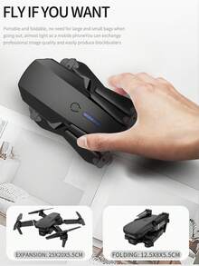 Foldable, Drone, Aerial Photography, High Definition, Camera, Quadcopter, Airplane, Remote Control Airplane, One-Key, 360° Rotation, Random Color Accessories - Multicolor - View 6