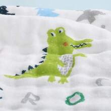 4 Stücke super weiche & bequeme Baby Lätzchen/Taschentücher, Cartoon Muster Design, saugfähig, atmungsaktiv, schützt die empfindliche Haut des Babys, tolle Weihnachts-, Halloween-, Neujahrsgeschenke für Babys