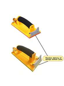 1 szt. Rama do szlifowania ręcznego, uchwyt na papier ścierny PUC z uchwytem gąbkowym, ręczny blok szlifierski, odpowiedni do szpachlowania płyt gipsowo-kartonowych, drewna, metalu, polerowania mebli itp.