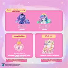 名创优品 小马宝莉“友谊就是魔法”系列魔法瓶盲盒，可爱迷你豆豆娃收藏玩具，精美桌面摆件，女孩生日礼物（1盒，内含3个随机商品） - 彩色 - 查看 10