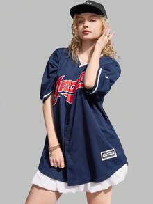 DareSee 1pc Hip Hop Bear Print Adjustable Snapback Baseball Cap, Street Fashion Sports Hat Music-Fest Y2K-Fest Back To School Autumn Winter Gifts - Multicolor - View 2