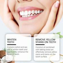 Oralhoe NOBS Toothpaste Tablets - Hydroxyapatite, Fluoride, Plastic, & Travel Friendly - Remineralize With NHA - 1 - 查看 4