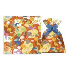 50 Metallic Gift Bags 25x35cm For Children - Bebé dinosaurio - Ver 2