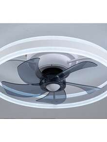 Ventilador de techo con lámpara LED de alto flujo de aire y diseño ergonómico FA094 - Blanco - Ver 1