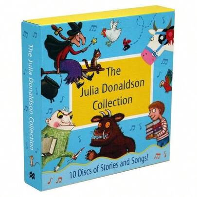 The Julia Donaldson Collection 10 Audio CD Disks Of Stories And Songs! (Gruffalo, Room On The Broom, Troll, Smartest Giant In Town &Amp; MORE!)