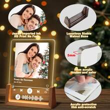 Customizable Photo LED Night Lamp, Customizable Photo Acrylic LED Night Light, Light Up Your Memories.A Unique Gift For Loved Ones On Anniversarie, Birthday, Valentine's Day, Or Anytime You Want To Express Your Love, Add Names & Your Favorite Photos. - YKL590-6-yD6RGBS - View 11
