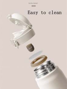 1pc Snoopy 500ml Stainless Steel Vacuum Insulated Water Bottle, Large Capacity, Minimalist Design With Tea Infuser, Portable For Outdoor Sports - Multicolor - View 9