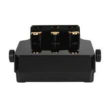 Banco extensor de pedal de piano, pedal de pie de piano ajustable en altura, diseño con 3 pedales, negro - Negro - Ver 5