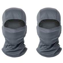 Ski Mask 2 Pieces Set Full Face Mask For Men And Women, Breathable, Suitable For Skiing, Cycling, And Outdoor Activities
