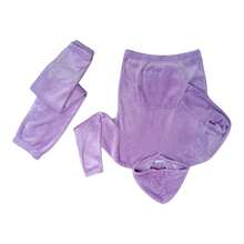 conjunto de pans teddy  tela polar de ods piezas - Lila Púrpura - Ver 5